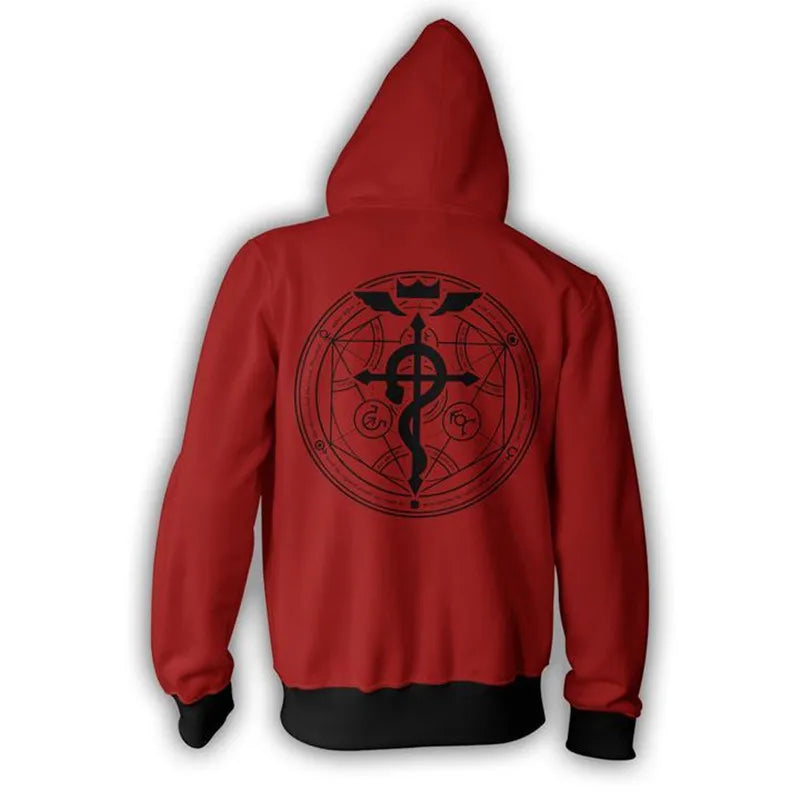 Fullmetal Alchemist Edward Elric's Jacket Hoodie