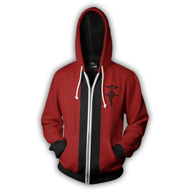 Fullmetal Alchemist Edward Elric's Jacket Hoodie