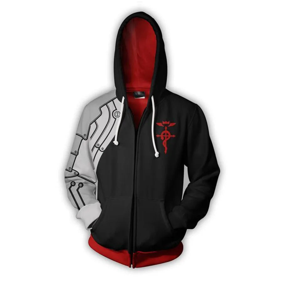 Fullmetal Alchemist Edward Elric's Jacket Hoodie
